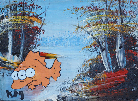 Simpsons Fish 2 Toile