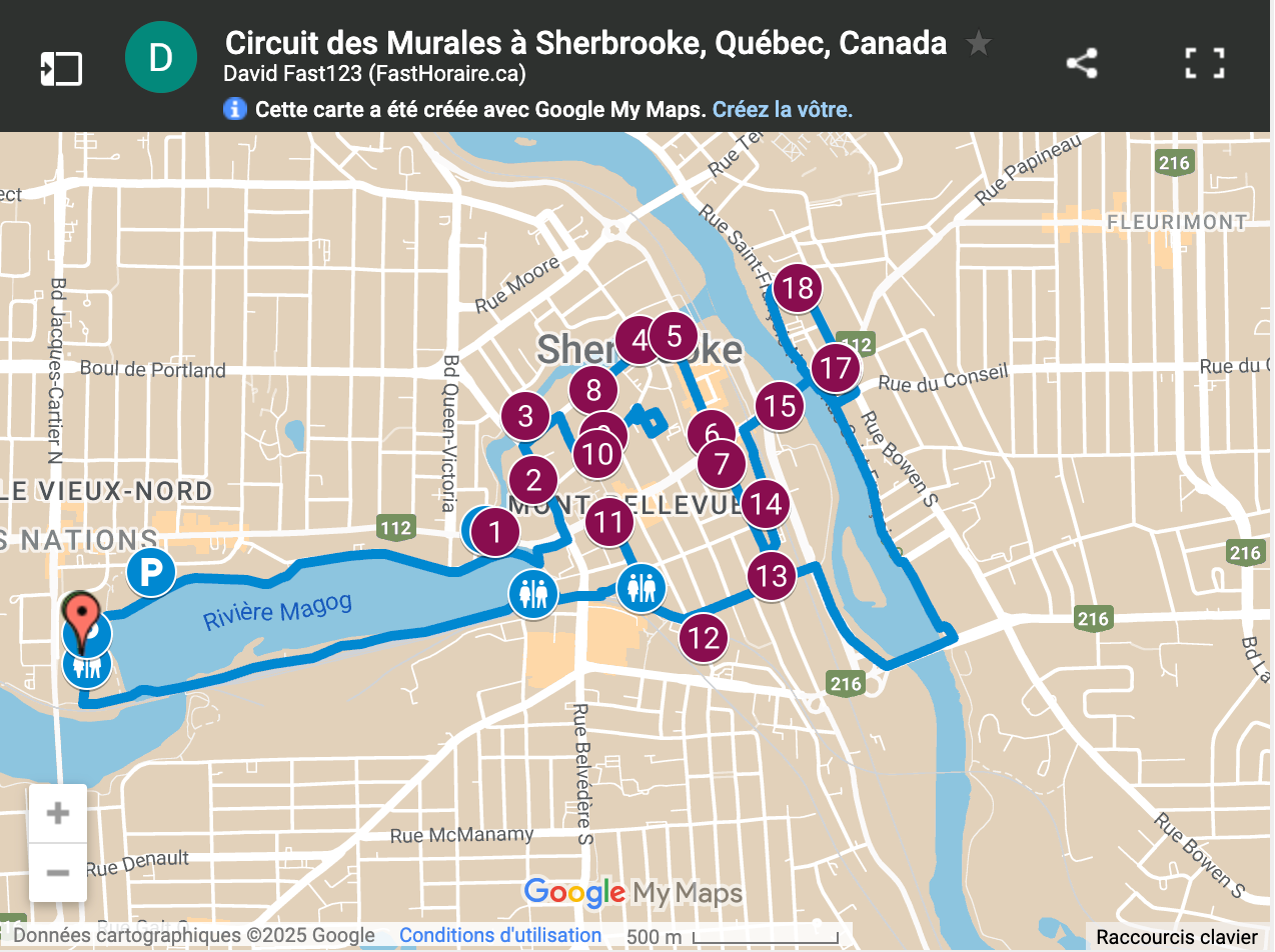 The 18 murals of Sherbrooke in 60 minutes