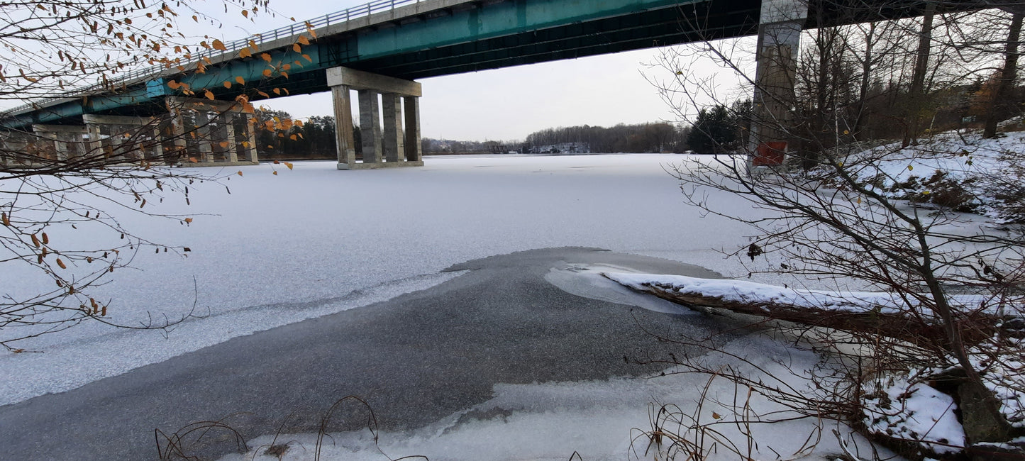 Glace 2021-11-30 09:01 Pont Jacques Cartier À Sherbrooke (Vue K1)