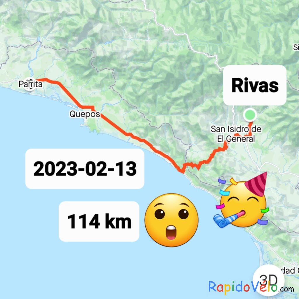 2022-02-13 De Rivas Costa Rica À Parrita (113 Km)