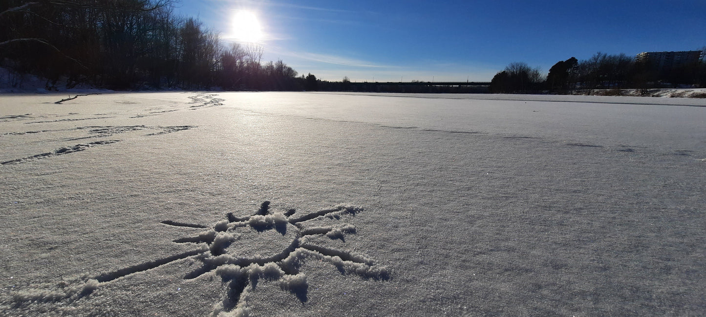 David Sur La Rivière Magog À Sherbrooke (Vue 1)