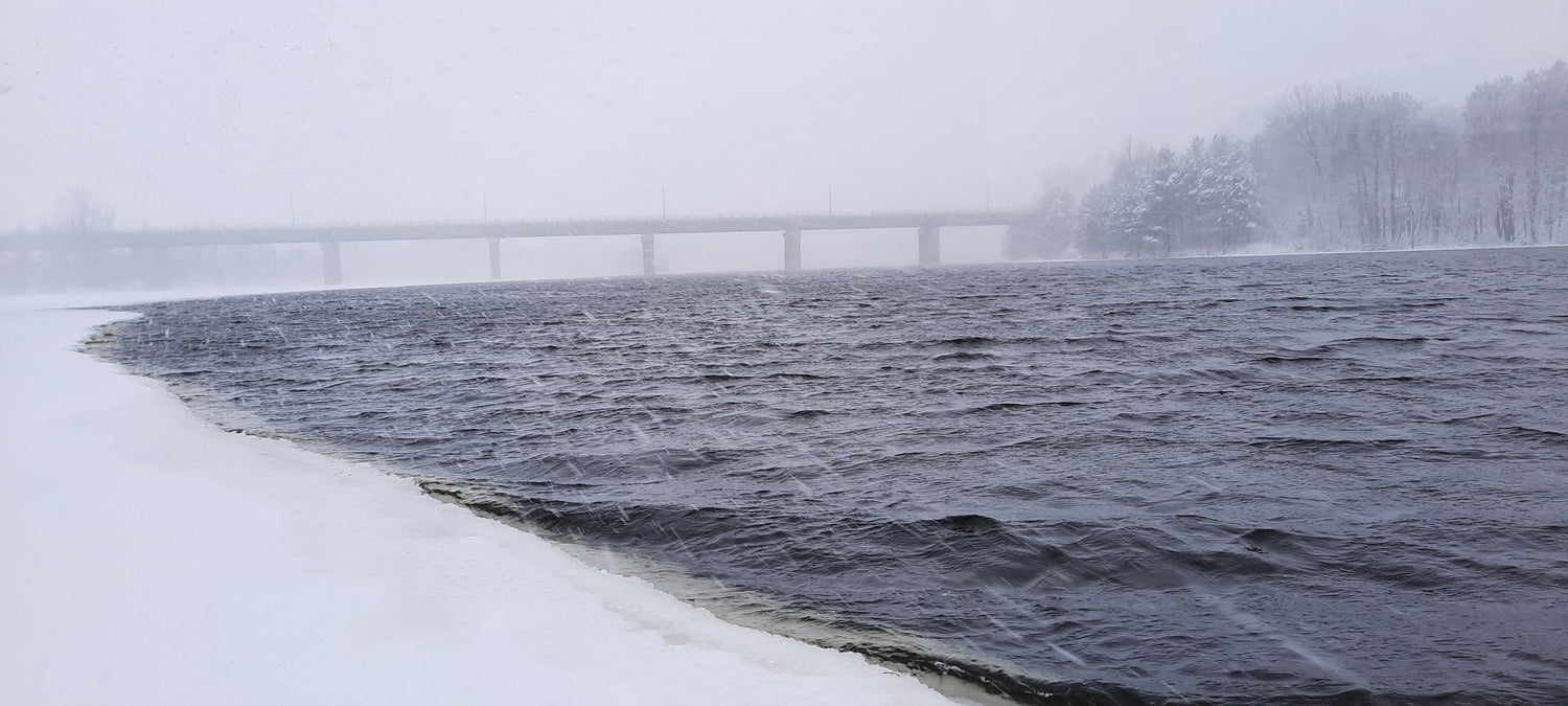 Pont Jacques Cartier Pendant La Tempête Du 12 Mars 2022 (Vue 1)