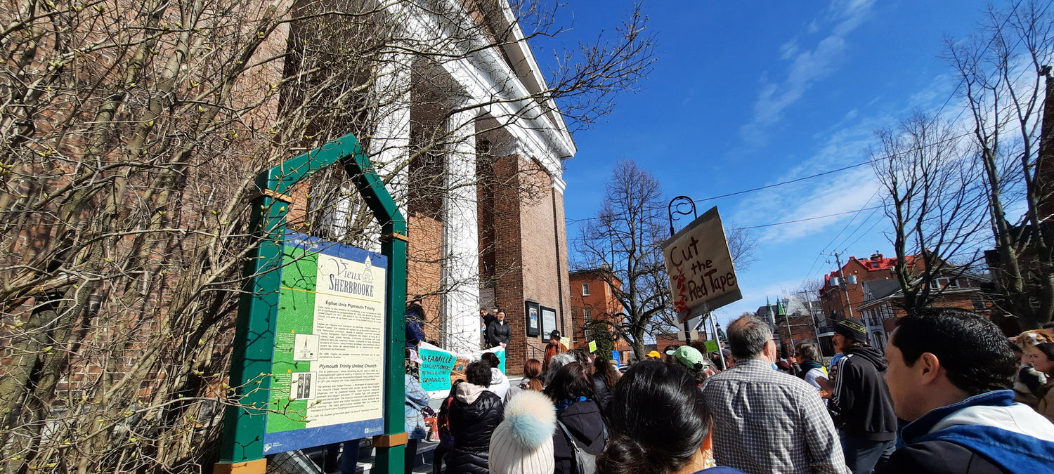 Manifestation Rodriguez-Flores À Sherbrooke 2022-04-23