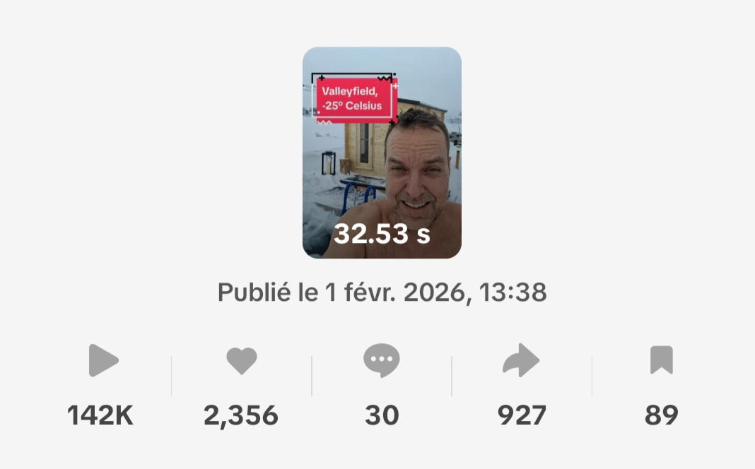 NordiQ Sauna 142 000 vues sur Tik Tok David Humoriste