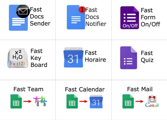 Outils Google Apps