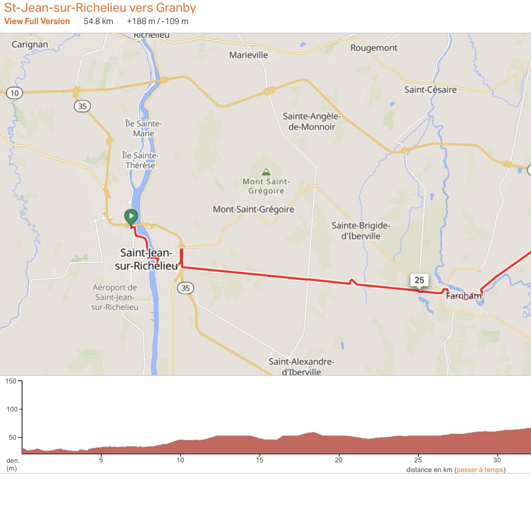 St-Jean-Sur-Richelieu Vers Granby